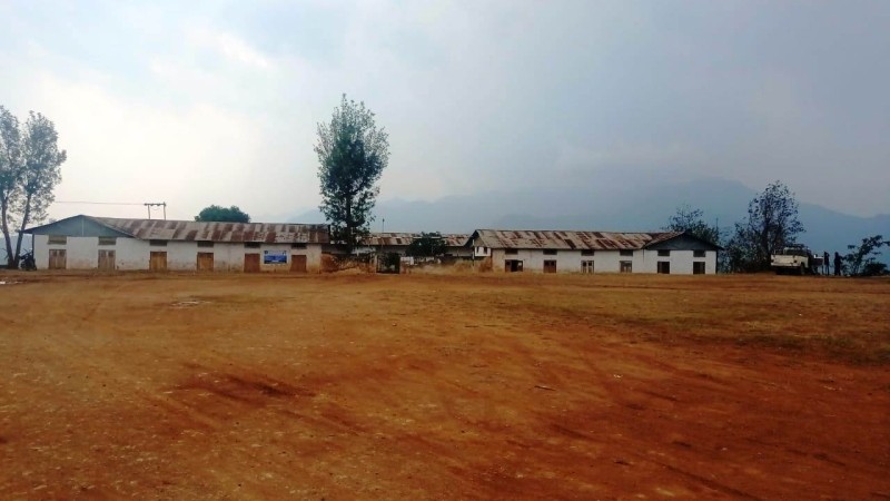 A view of the GHSS building in Kiphire. (Photo Courtesy: KASU)
